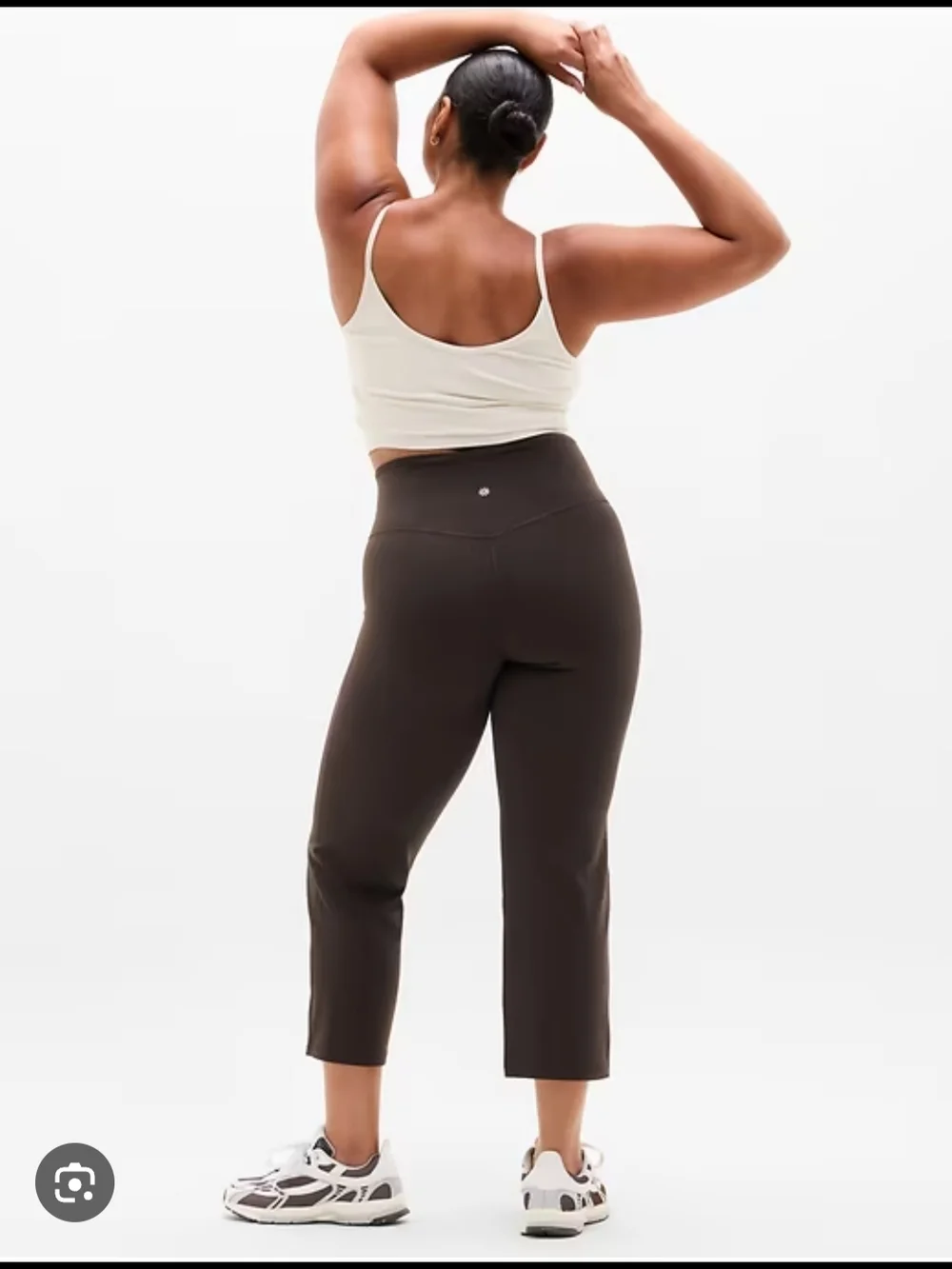 lululemon athletica High-Rise Cropped Leggings in Dark Brown